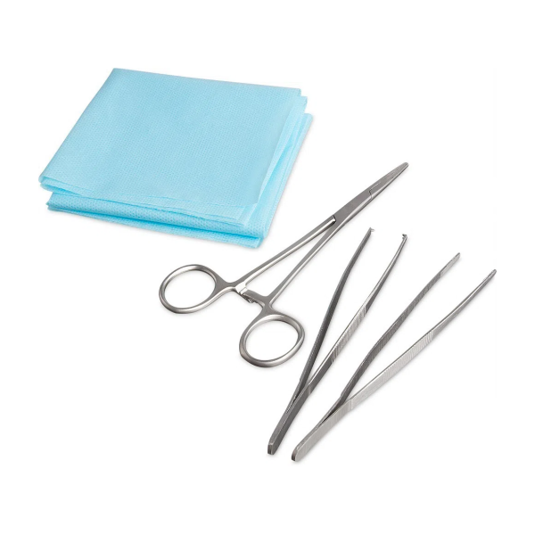 KIT CURATIVO ESTÉRIL (2PINÇAS+1TESOURAS) - KOLPLAST