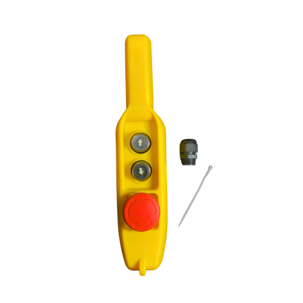 INTERRUPTOR DE BOTAO MULTIDIRECIONAL LCTE 5, 250V 16A OU 500V 16, FUNCAO - "ABRIR/BAIXAR/EMERGENCIA", COM COMPONEN